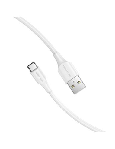 Vention Cable USB 2.0 3A CTHWG/ USB Tipo-C Macho - USB Macho/ 1.5m/ Blanco