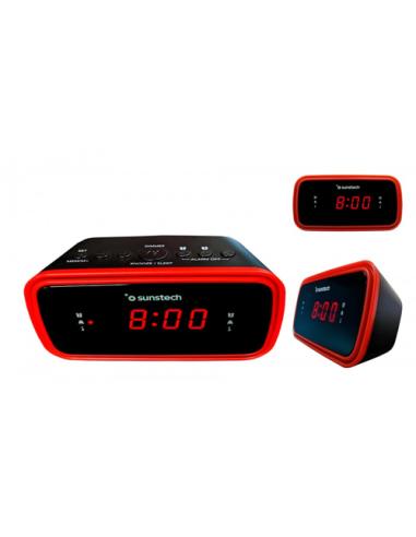 Sunstech FRD60 Reloj Negro, Rojo