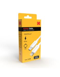 Kodak 30425989 cable de conector Lightning 1 m Blanco 2