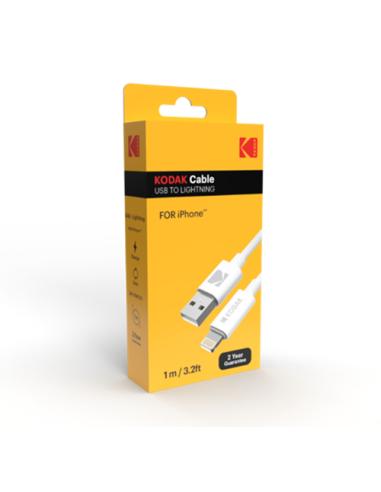 Kodak 30425996 cable de conector Lightning 1 m Blanco