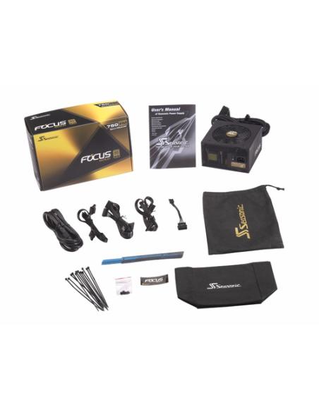 Seasonic Focus Gold 750 unidad de fuente de alimentación 750 W 20+4 pin ATX ATX Negro