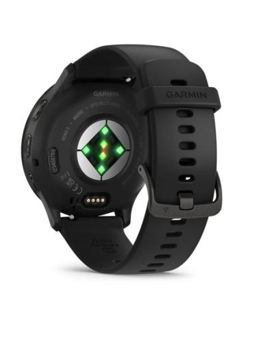 Garmin Venu 3 3,56 cm (1.4") AMOLED 45 mm Digital 454 x 454 Pixeles Pantalla táctil Negro Wifi GPS (satélite)