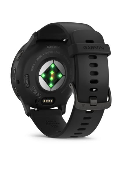Garmin Venu 3 3,56 cm (1.4") AMOLED 45 mm Digital 454 x 454 Pixeles Pantalla táctil Negro Wifi GPS (satélite)