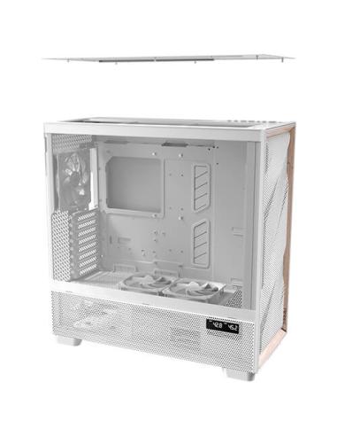Antec FLUX PRO White EUV Full Tower Blanco, Madera