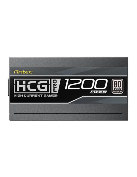 Antec HIGH CURRENT GAMER HCG1200 PRO Platinum ATX 3.1 unidad de fuente de alimentación 1200 W 20+4 pin ATX Negro