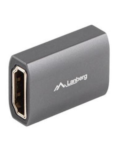 Lanberg AD-HDMI-02 cambiador de género para cable HDMI-A female 2.1 Plata
