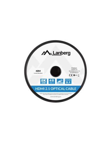 Lanberg CA-HDMI-30FB-0400-BK cable HDMI 40 m HDMI tipo A (Estándar) Negro