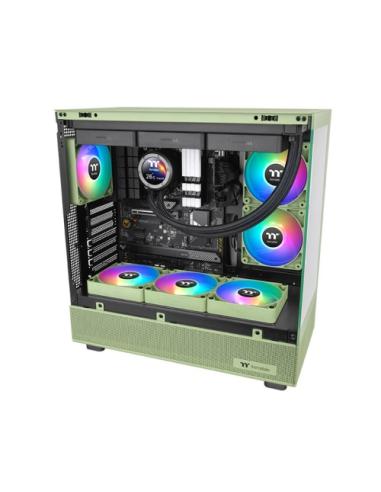 Thermaltake Matcha Green CT120 Carcasa del ordenador Ventilador 12 cm Gris 2 pieza(s)