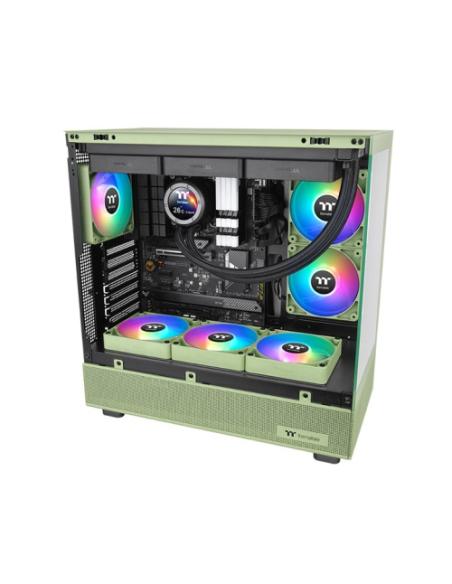 Thermaltake Matcha Green CT120 Carcasa del ordenador Ventilador 12 cm Gris 2 pieza(s)