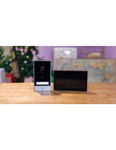 EZVIZ HP7 sistema de intercomunicación de video 17,8 cm (7") Negro, Plata