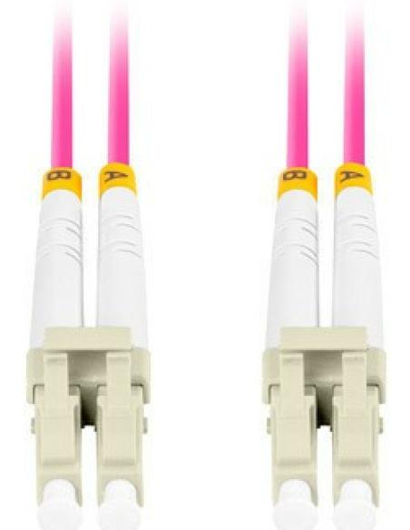 Lanberg FO-LULU-MD41-0005-VT Cable de fibra óptica e InfiniBand 0,5 m LC LC/UPC Violeta