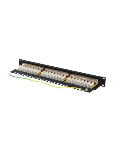 Lanberg PPSA-1024-B panel de parcheo 1U