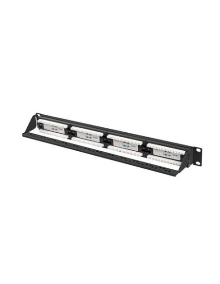 Lanberg PPUA-1024-B panel de parcheo 1U