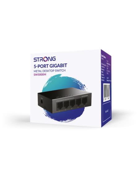 Strong SW5000M switch Gigabit Ethernet (10/100/1000) Negro