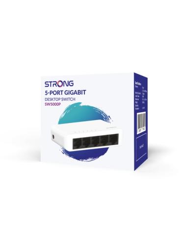Strong SW5000P switch Gigabit Ethernet (10/100/1000) Blanco
