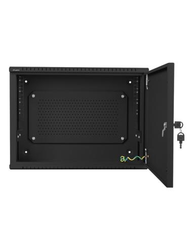 Lanberg WAF1-5203-04-00B armario rack 4U Bastidor de pared Negro
