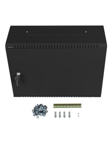 Lanberg WAF1-5203-04-00B armario rack 4U Bastidor de pared Negro