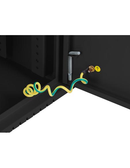Lanberg WAF1-5203-04-00B armario rack 4U Bastidor de pared Negro