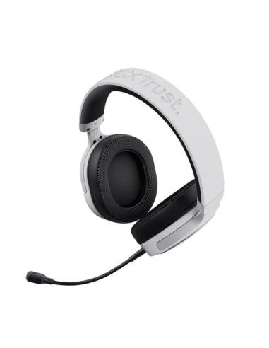 Trust GXT 498 Forta Auriculares Alámbrico Diadema Juego Negro, Blanco