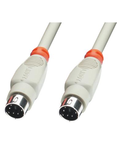 Lindy PS/2 1.0m cable ps/2 1 m Gris