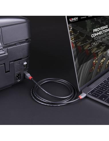 Lindy 36666 cable USB USB 3.2 Gen 1 (3.1 Gen 1) 1 m USB C USB B Negro