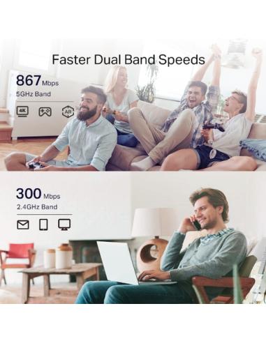 TP-Link RE335 Repetidor de red 867 Mbit/s Blanco