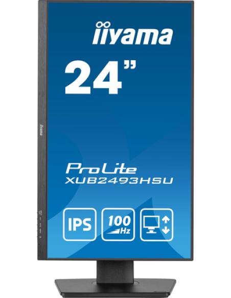 iiyama XUB2493HSU-B7 pantalla para PC 60,5 cm (23.8") 1920 x 1080 Pixeles Full HD LED Negro