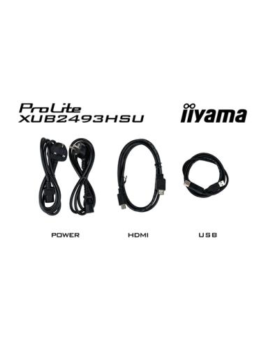 iiyama XUB2493HSU-B7 pantalla para PC 60,5 cm (23.8") 1920 x 1080 Pixeles Full HD LED Negro