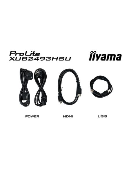 iiyama XUB2493HSU-B7 pantalla para PC 60,5 cm (23.8") 1920 x 1080 Pixeles Full HD LED Negro