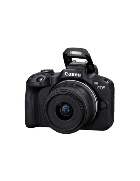 Canon EOS R50, Black + RF-S 18-45mm F4.5-6.3 IS STM Kit MILC 24,2 MP CMOS 6000 x 4000 Pixeles Negro