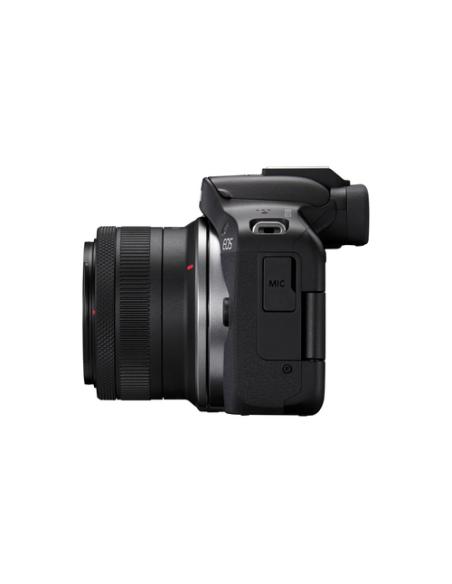 Canon EOS R50, Black + RF-S 18-45mm F4.5-6.3 IS STM Kit MILC 24,2 MP CMOS 6000 x 4000 Pixeles Negro
