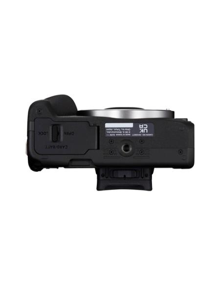 Canon EOS R50, Black + RF-S 18-45mm F4.5-6.3 IS STM Kit MILC 24,2 MP CMOS 6000 x 4000 Pixeles Negro
