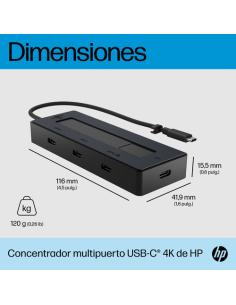 HP Concentrador multipuerto USB-C 4K de 2