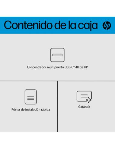 HP Concentrador multipuerto USB-C 4K de