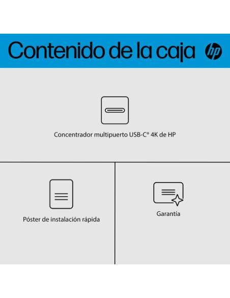 HP Concentrador multipuerto USB-C 4K de