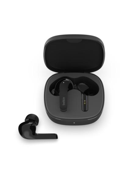 Belkin SOUNDFORM Flow Auriculares Inalámbrico Dentro de oído Llamadas/Música USB Tipo C Bluetooth Negro