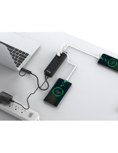 Equip 128965 hub de interfaz USB 3.2 Gen 1 (3.1 Gen 1) Type-A 5000 Mbit/s Negro