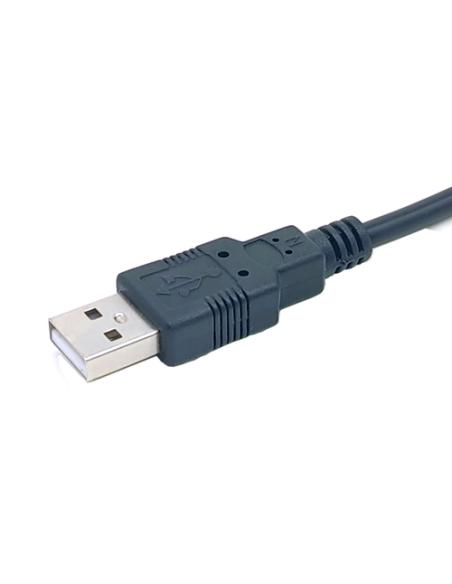 Equip Cable USB-A a serie (DB9), M/M, 1,5 m
