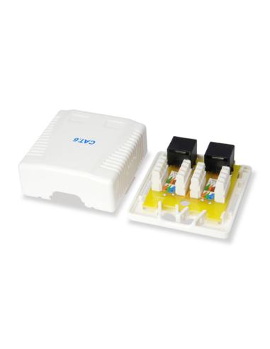 Equip 235214 caja de tomacorriente RJ-45 Blanco