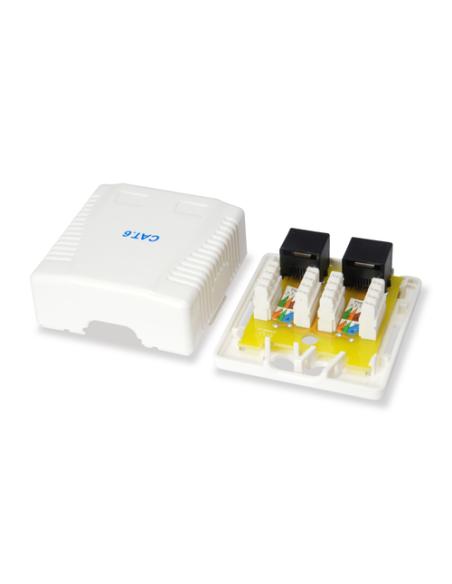 Equip 235214 caja de tomacorriente RJ-45 Blanco