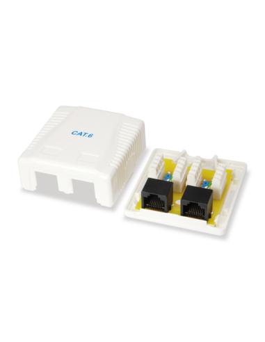 Equip 235214 caja de tomacorriente RJ-45 Blanco