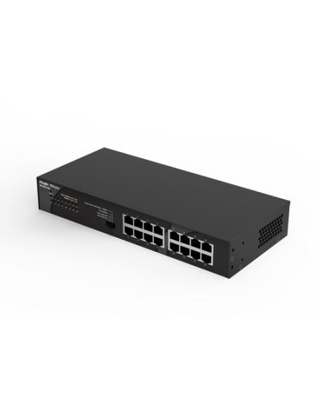 Ruijie Networks RG-ES116G switch No administrado Gigabit Ethernet (10/100/1000) Negro