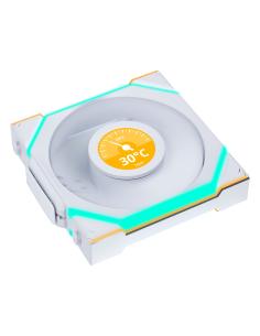 Lian Li 12SLLCD1W3W Carcasa del ordenador Ventilador 12 cm Blanco 3 pieza(s) 2