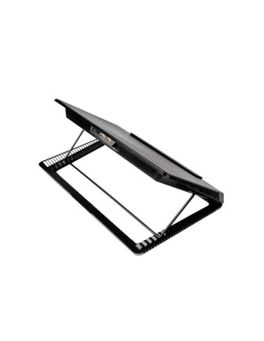 Savio Laptop cooling pad 6 backlit fans 2000 RPM COS-01 almohadilla fría 43,9 cm (17.3") Negro, Rojo