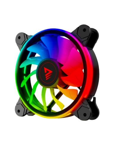 Savio FAN-01 4-pack 120mm ARGB fan including controller and remote control Carcasa del ordenador Ventilador 12 cm Negro 4 pieza(