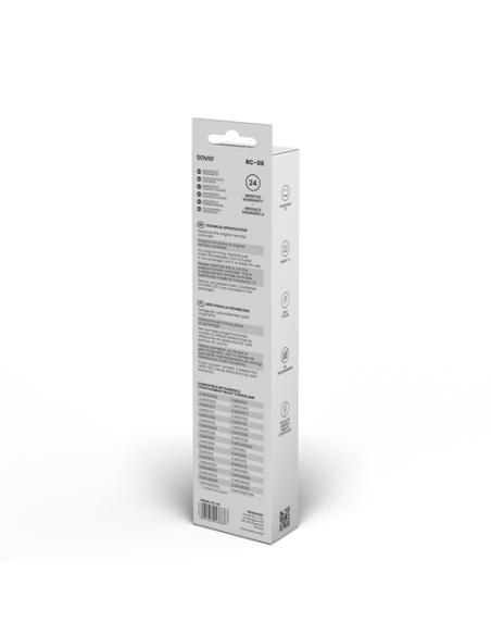 Savio RC-06 do TV Panasonic mando a distancia IR inalámbrico Botones