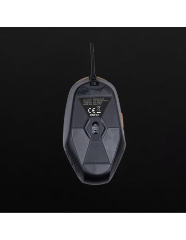 Konix Naruto KX GAMING MOUSE ratón Juego Ambidextro USB tipo A Óptico 3600 DPI