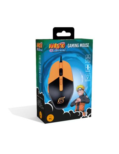 Konix Naruto KX GAMING MOUSE ratón Juego Ambidextro USB tipo A Óptico 3600 DPI