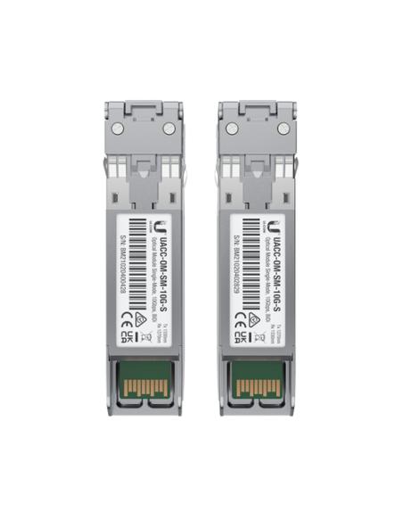 Ubiquiti UACC-OM-SM-10G-S-20 red modulo transceptor Fibra óptica 10000 Mbit/s