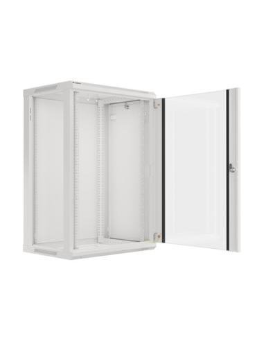 Lanberg WF01-6418-10S armario rack 18U Bastidor de pared Gris